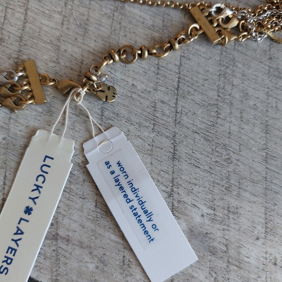 2/$50 Lucky Brand S18 TT Layer Necklace 💜 - Picture 9 of 15